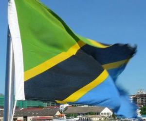 yapboz Tanzanya bayrağı